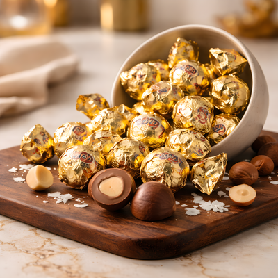 Crispo Chocolats au Lait et Noisettes Enrobés de Chocolat Fin Vrac 100 gr