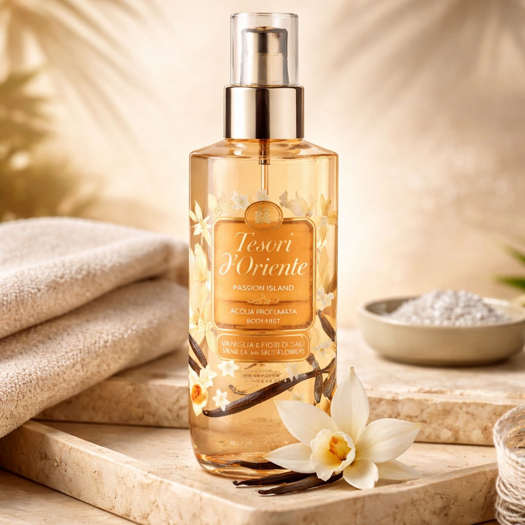 Tesori d'Oriente Acqua profumata Vaniglia e fiori di sale 200 ml