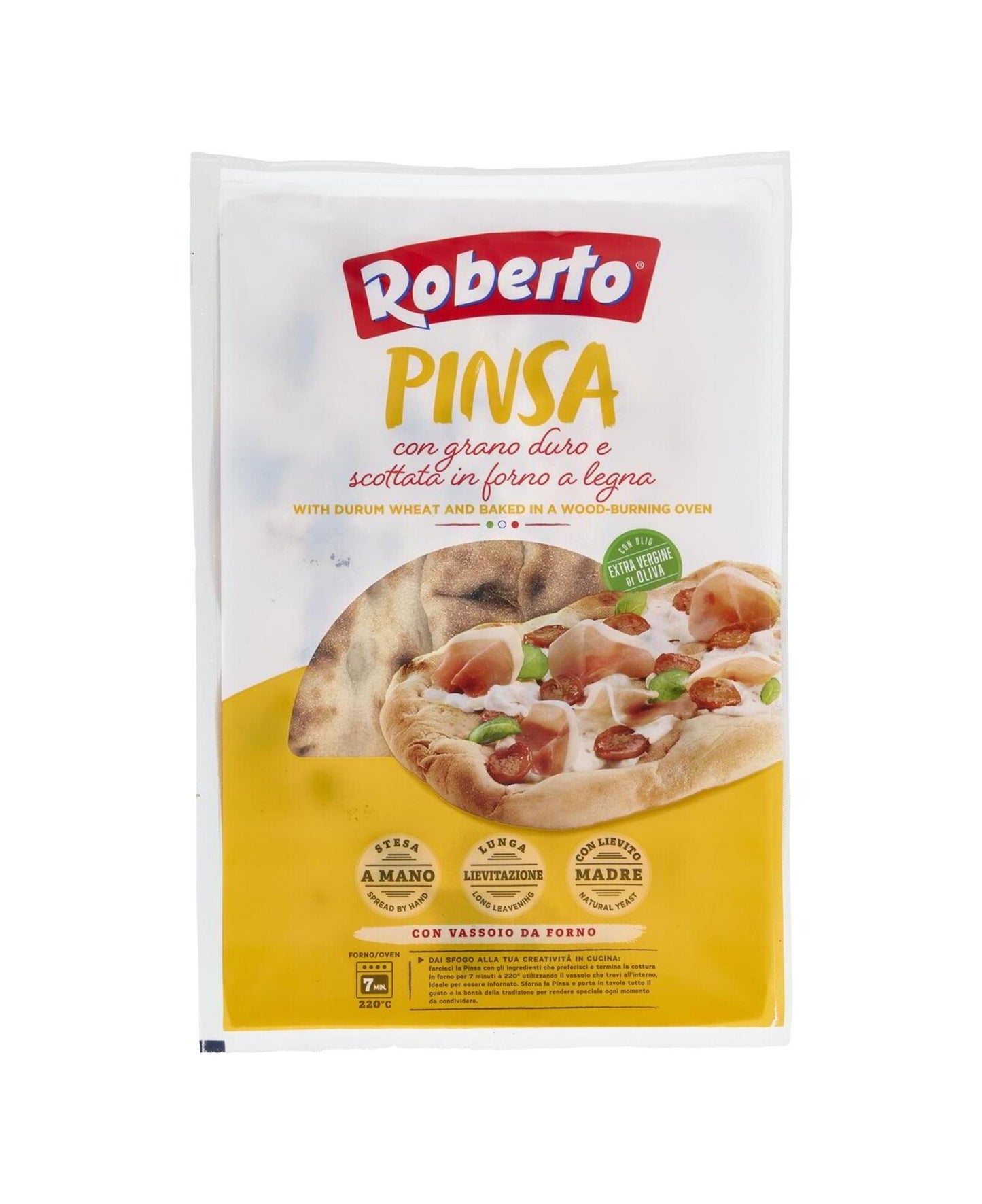 Roberto Pinsa Romana Con Grano Duro Gr.230