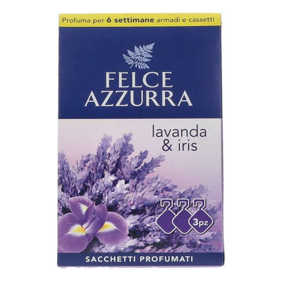 Felce Azzurra Sacchetti Profumati Armadi e Cassetti Lavanda e Iris – 3 pezzi