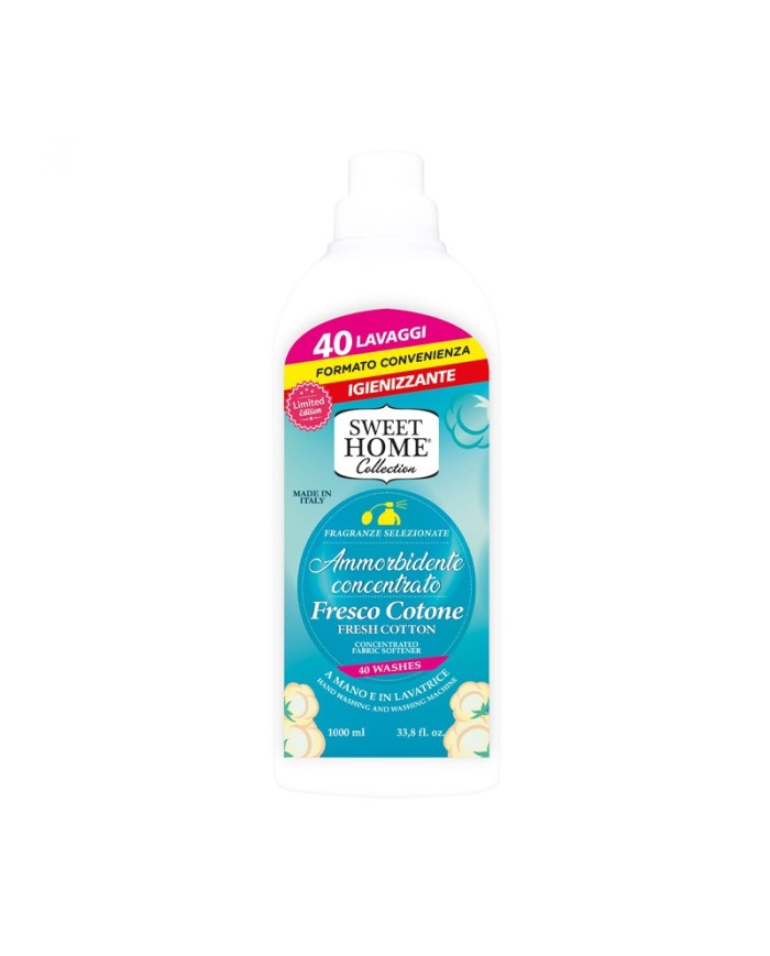 Sweet Home Ammorbidente Fresco Cotone 1 L 40 lav