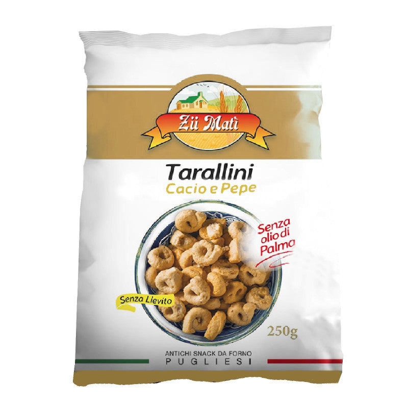 Zìì Matì Taralli Cacio et Pepe 250 gr