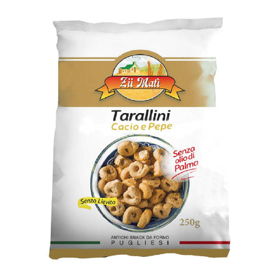 Zìì Matì Taralli Cacio e Pepe 250 gr