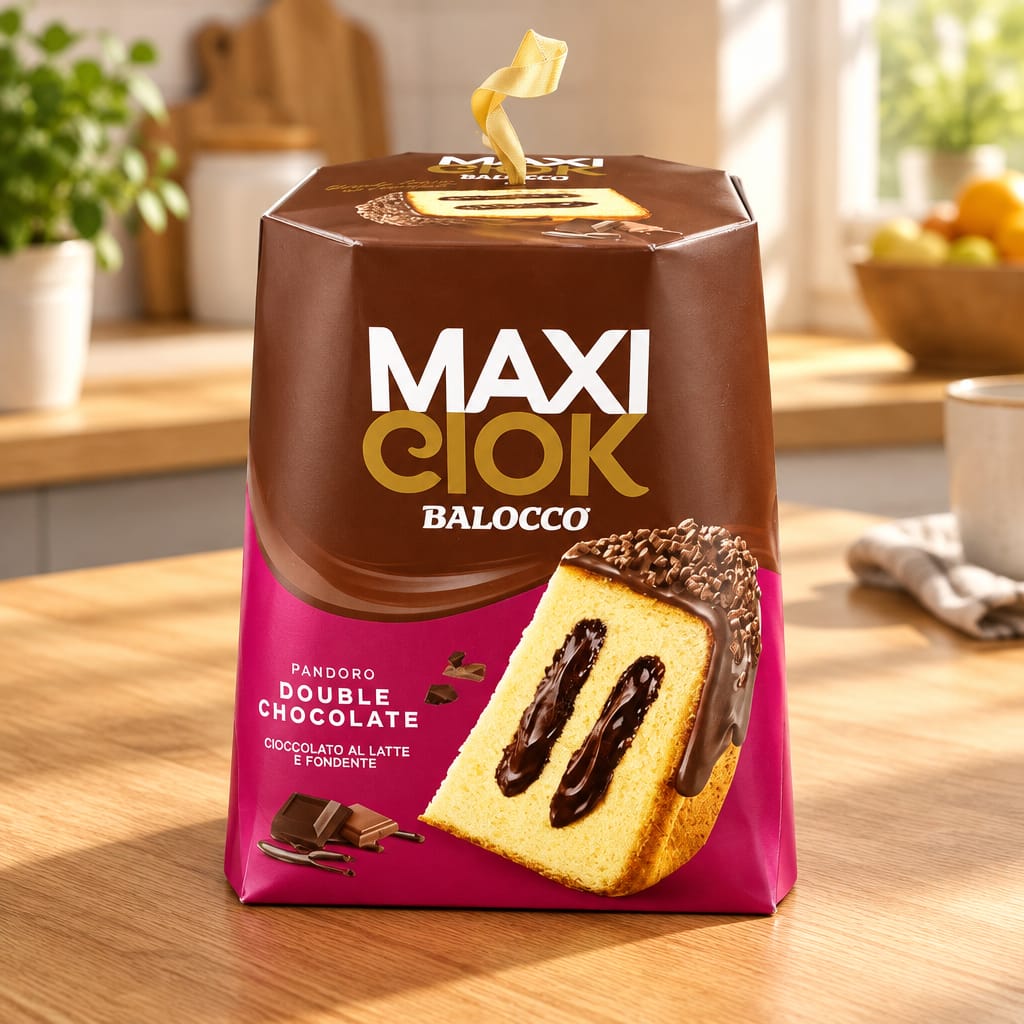 Balocco Pandoro MaxiCiok Double Chocolate 800 gr