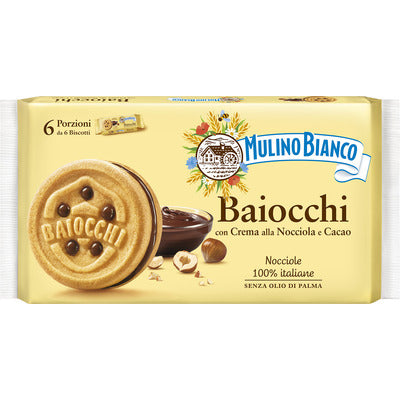 Mulino Bianco Baiocchi Hazelnut Snack 336 GR