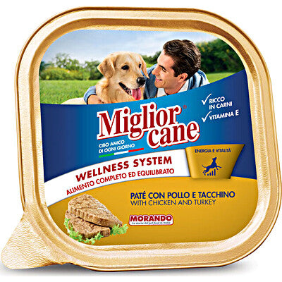 Migliorcane Trays Chicken and Turkey 150 gr