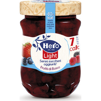 Confiture de baies sauvages HERO LIGHT 280 g