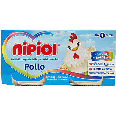 Nipiol Omogeneizzato Carne di Pollo 2 x 80 gr