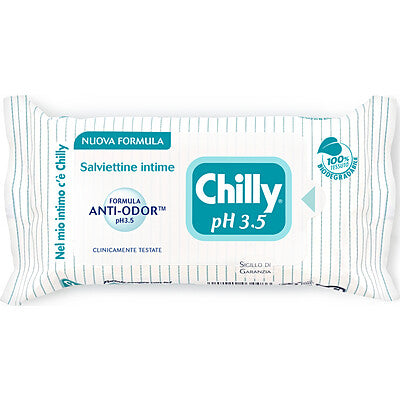 Chilly Wipes Ph 3.5 12 PCS