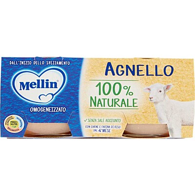 Mellin Omogeneizzato Carne Agnello 2 x 80 gr