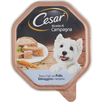 Cesar Cane Pollo Selvaggina Verdure 150 gr