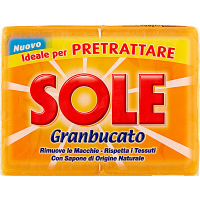 Savon Sole jaune Granbucato 2 x 250 g