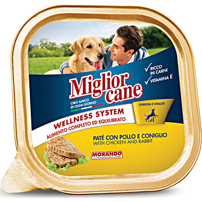 Migliorcane Barquette Lapin et Poulet 300 g