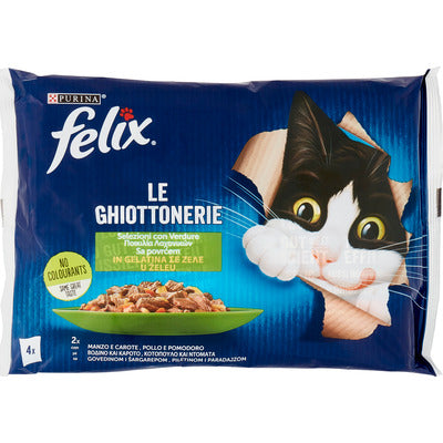 Felix As Good As It Looks Cat Food Meat and Vegetables 85g x 4