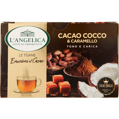 L'Angelica Tisana Cacao, Cocco e Caramello 15 filtri