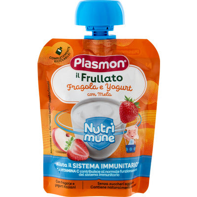 Plasmon Frullato 4 x 85 gr Fragola/Yogurt