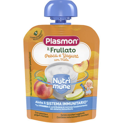 Plasmon Frullato 4 x 85 gr Pesca/Yogurt