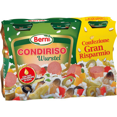BERNI Condiriso Wurstel EVO 300 g x3