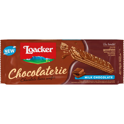 Loacker Wafer Chocolat au Lait 118 g