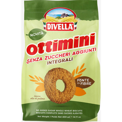 Divella Ottimini Senza Zuccheri Integrali – 400 g