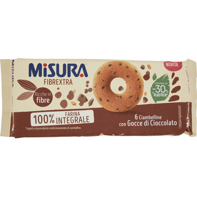 Misura Fibrextra Ciambelline con Gocce di Cioccolato – 230 g
