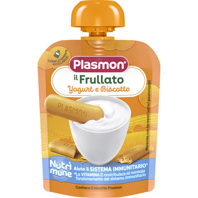 Plasmon Frullato 4 x 85 gr Yogurt/Biscotto