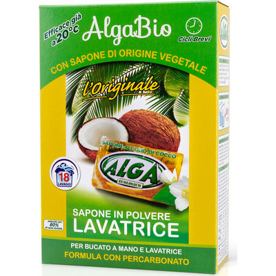 Lessive en poudre à base d'algues, 18 tasses à mesurer, 990 g