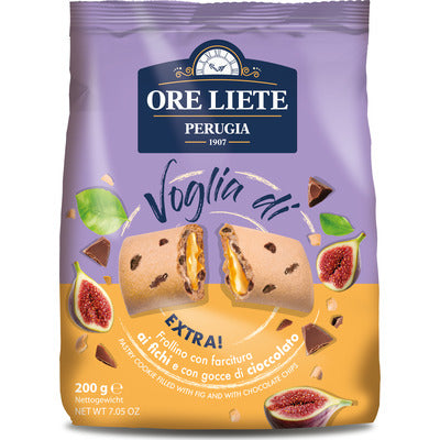 Ore Liete Biscotto extra Fico Cioccolato gr 200