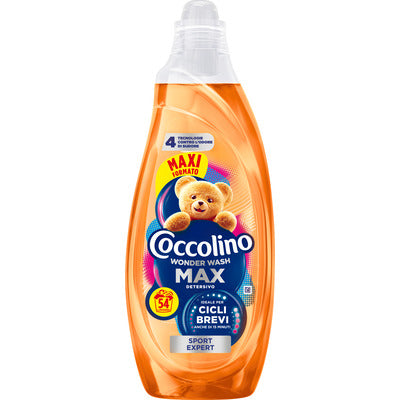 Coccolino Wonder Wash MAX Sport Expert 2160 ml – 54 lavages