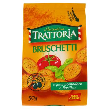 Authentic Trattoria San Carlo Bruschetta with Tomato and Basil 50 g