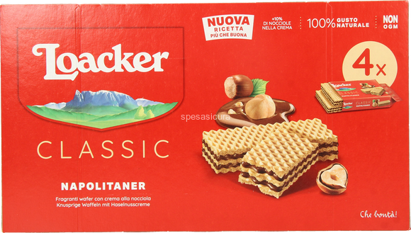 Loacker Wafer Classic Napolitaner – 45 g x 4