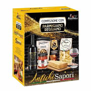 Regalidea Antichi Sapori Parmigiano Christmas Hamper - 5 pieces