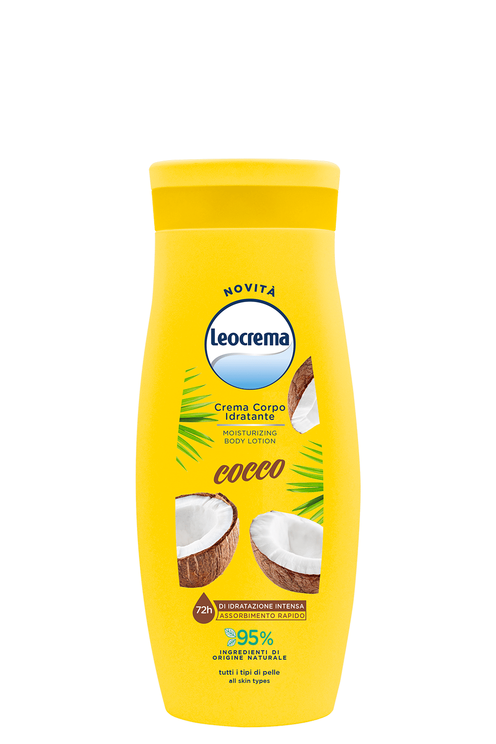Leocrema Coconut Moisturizing Fluid Cream 250 ml