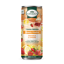 L'Angelica Tisana Fredda Beauty Vitalità Zero Cal Fragola e Limone 240 ml