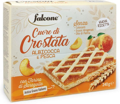 Falcone Crostatina Albicocca e Pesca 240gr