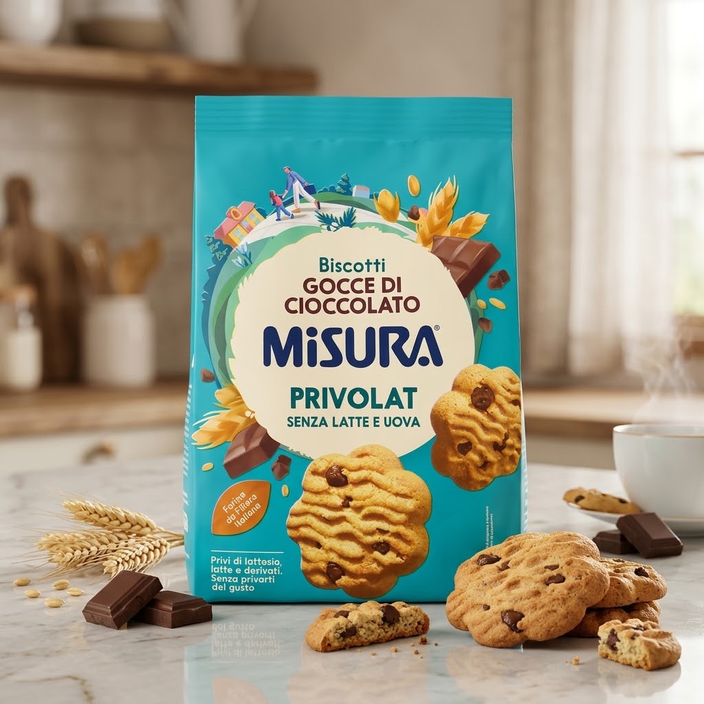 Misura Privolat Frollini con Gocce di Cioccolato - 290g