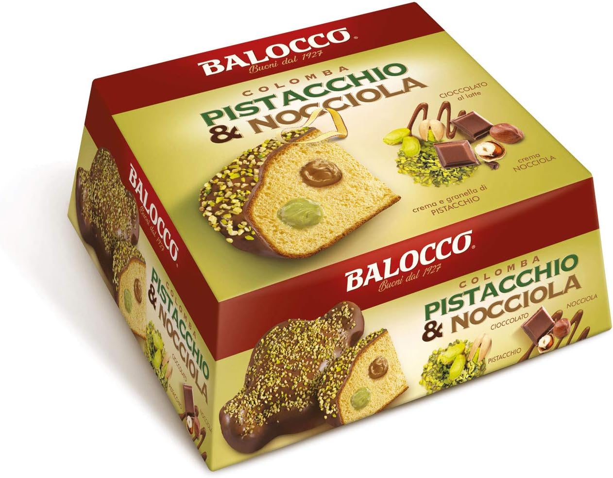 Balocco Colomba Pistache et Noisette 750g