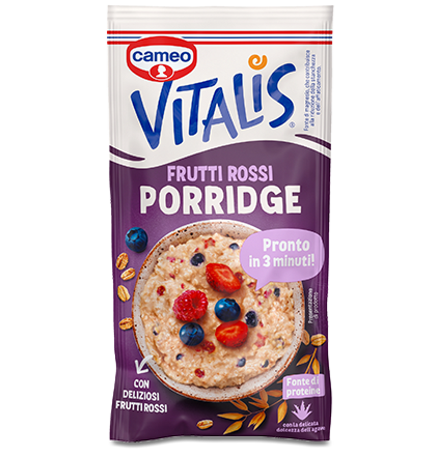 CAMEO Vitalis Porridge Frutti Rossi 56 g