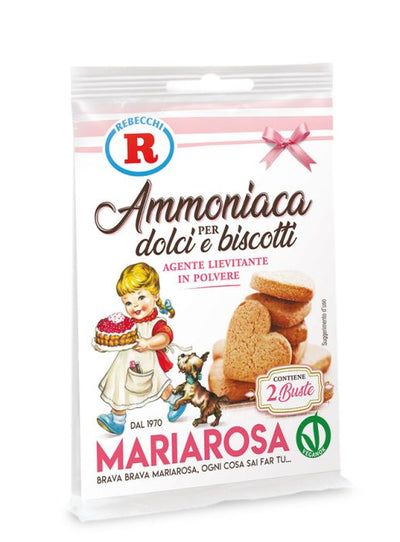 Rebecchi Ammoniaca per Dolci 2 bustine di 20g