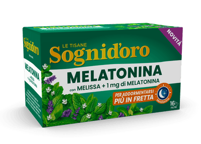 Sognid'oro Tisane Melatonina Con Melissa + 1 Mg Di Melatonina Bustine 16 X 2 G