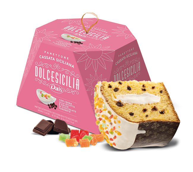 Dais Sicilian Cassata Panettone with Ricotta Cream 800g