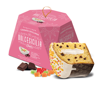 Dais Sicilian Cassata Panettone with Ricotta Cream 800g