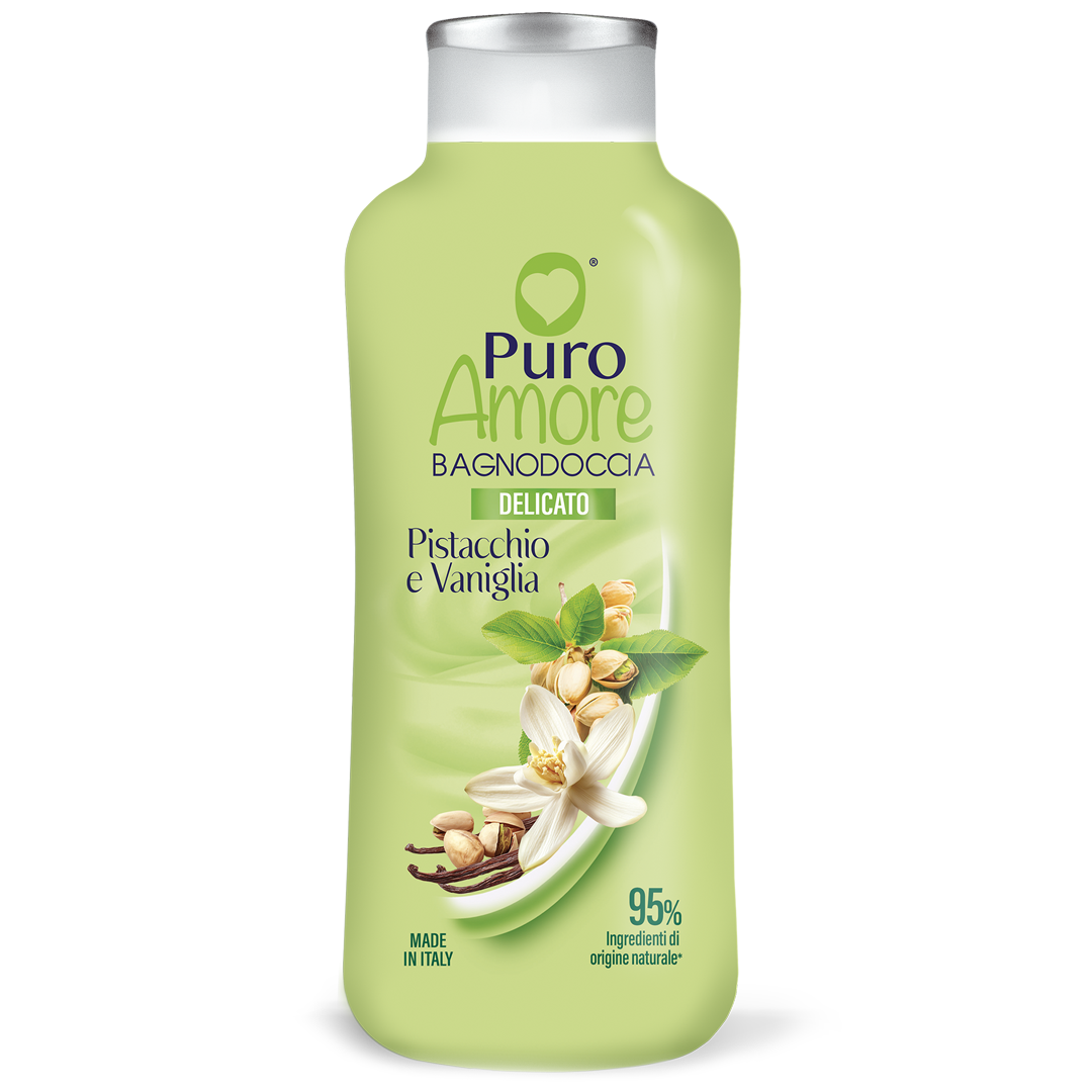 Puro Amore - Bagnodoccia Pistacchio e Vaniglia - 650 ml