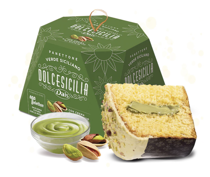Panettone Verde Siciliano al Pistacchio Dais – 800 g