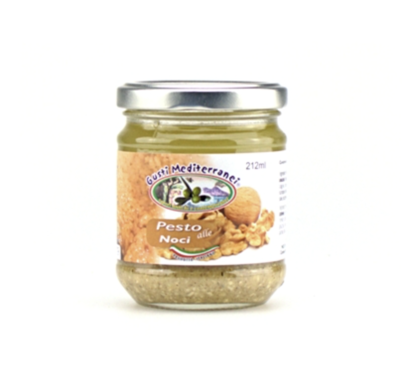 Gusti Mediterranei Pesto aux noix 212 ml