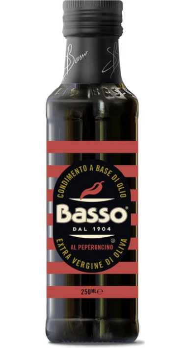 Basso Olio Extra Vergine al Peperoncino 250 ml