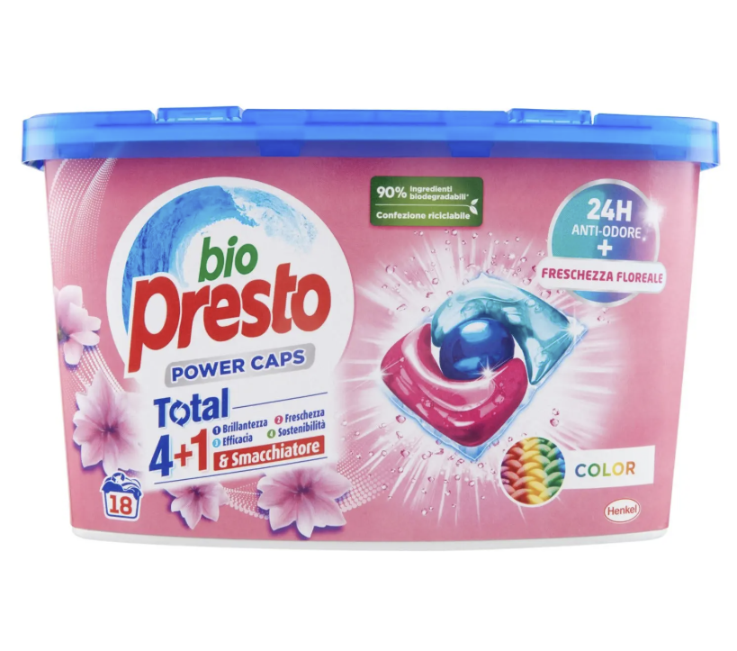 Bio Presto 18 Power Caps Couleur