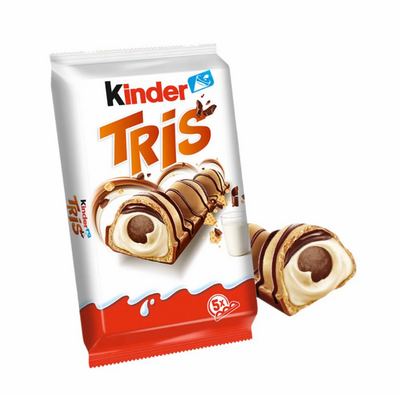 Kinder Tris Wafer – confezione da 5 wafer 100 g