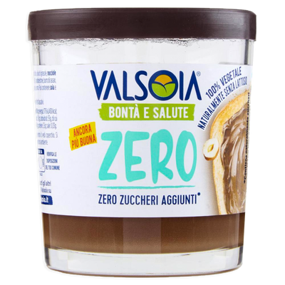 Valsoia Crema Spalmabile alle Nocciole e Cacao Zero Zuccheri Aggiunti 200g