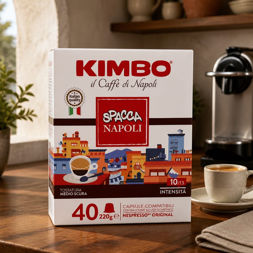 Kimbo Spacca Napoli 40 pz compatibile Nespresso